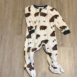Zippy Jamz Bear Print Kids One Piece Pajama‎